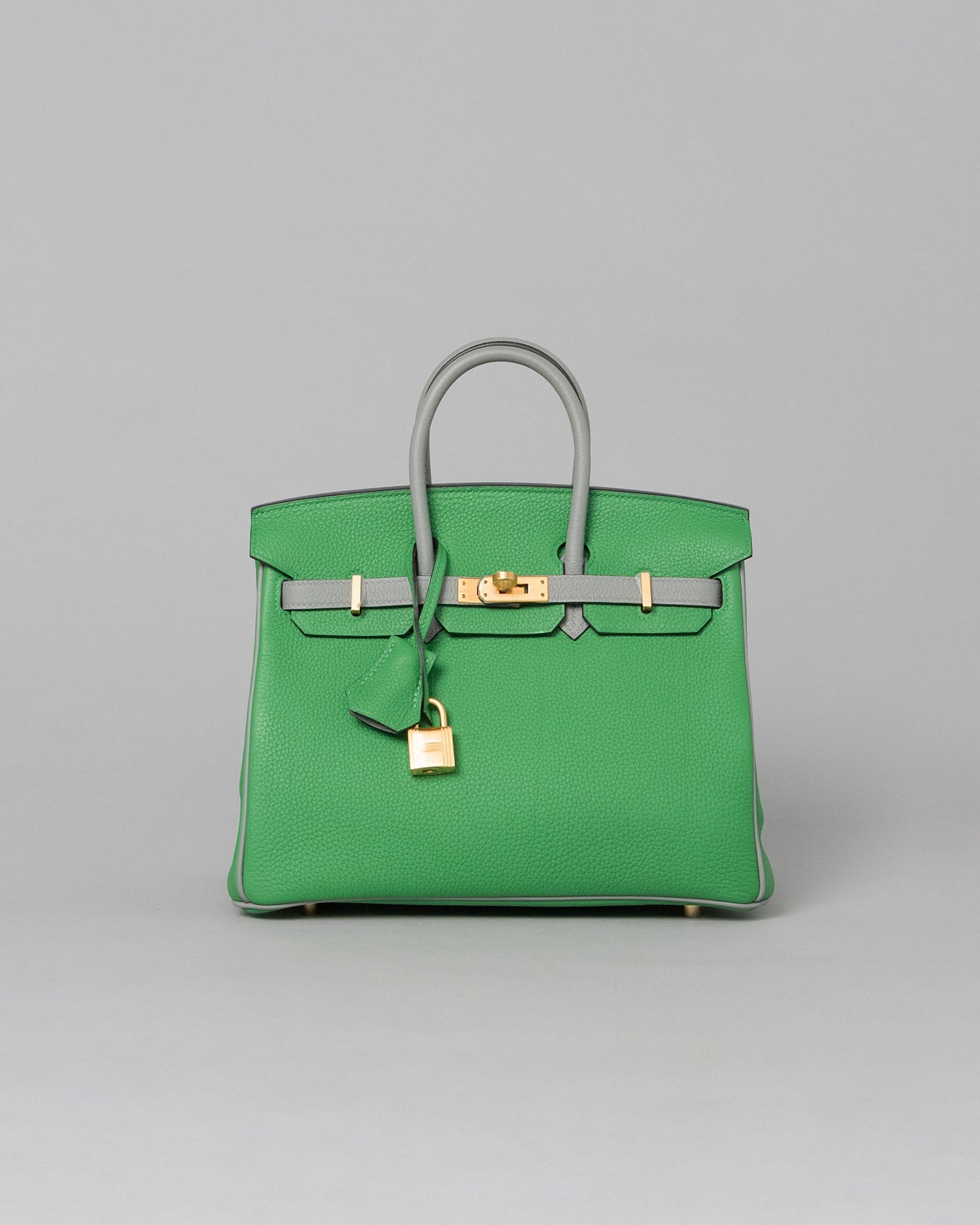 Birkin 25 HSS Green Bamboo / Gris Asphalt