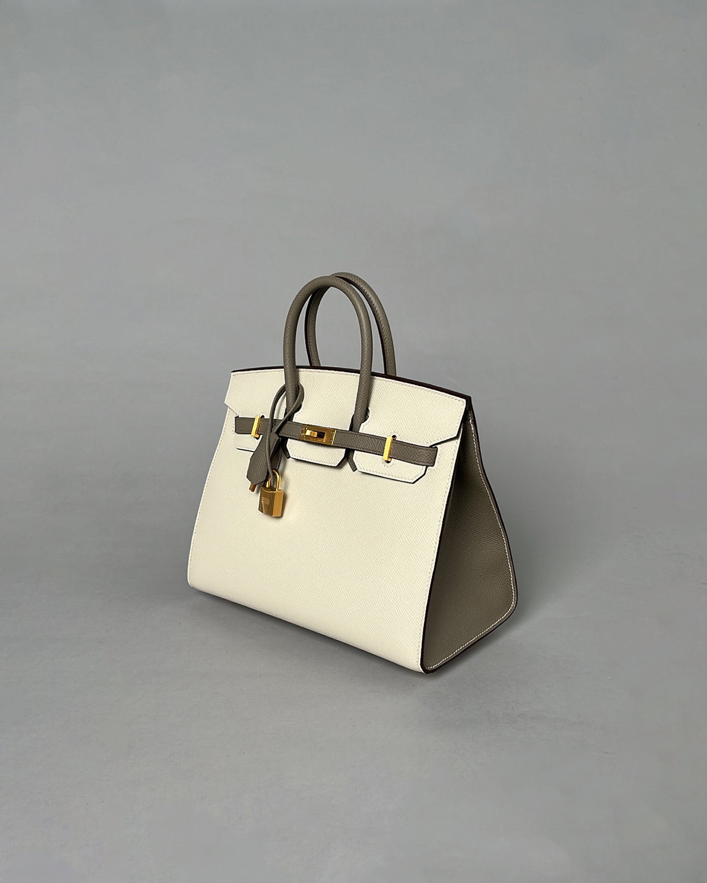 Birkin 25 HSS Craie/Gris Asphalt