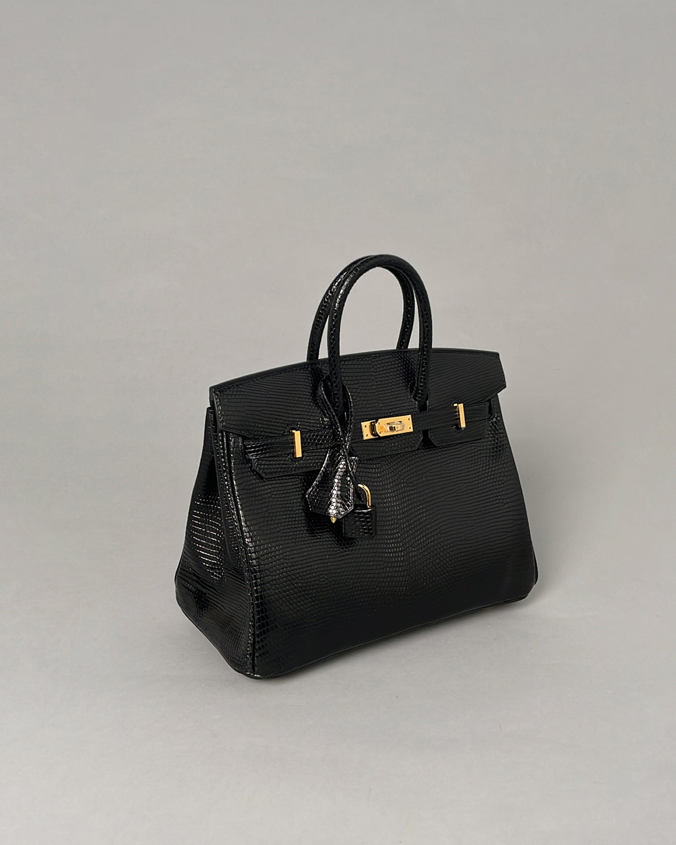 Birkin 25 Black Lizard