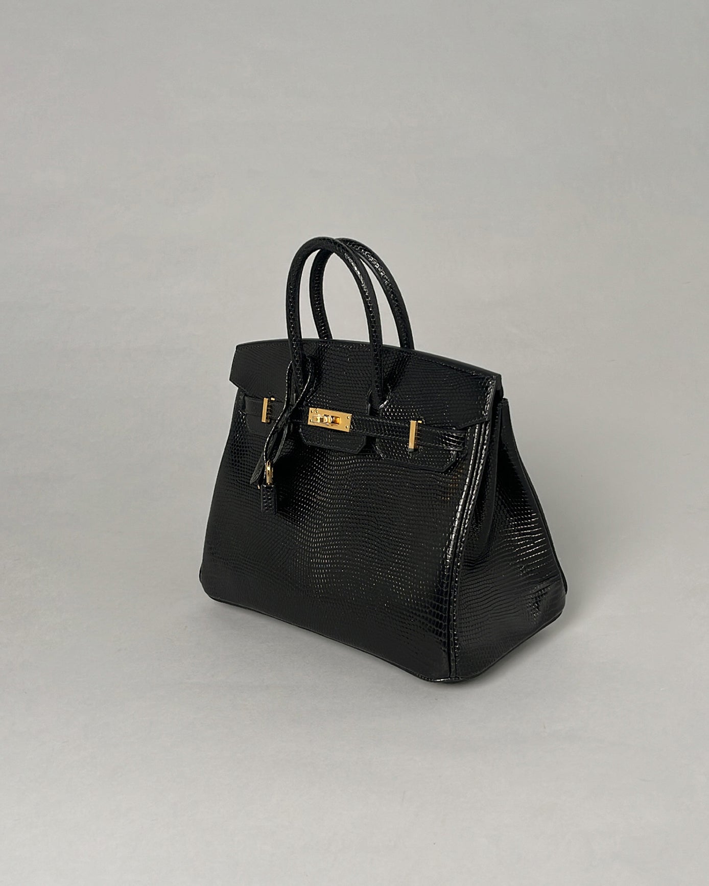 Birkin 25 Black Lizard