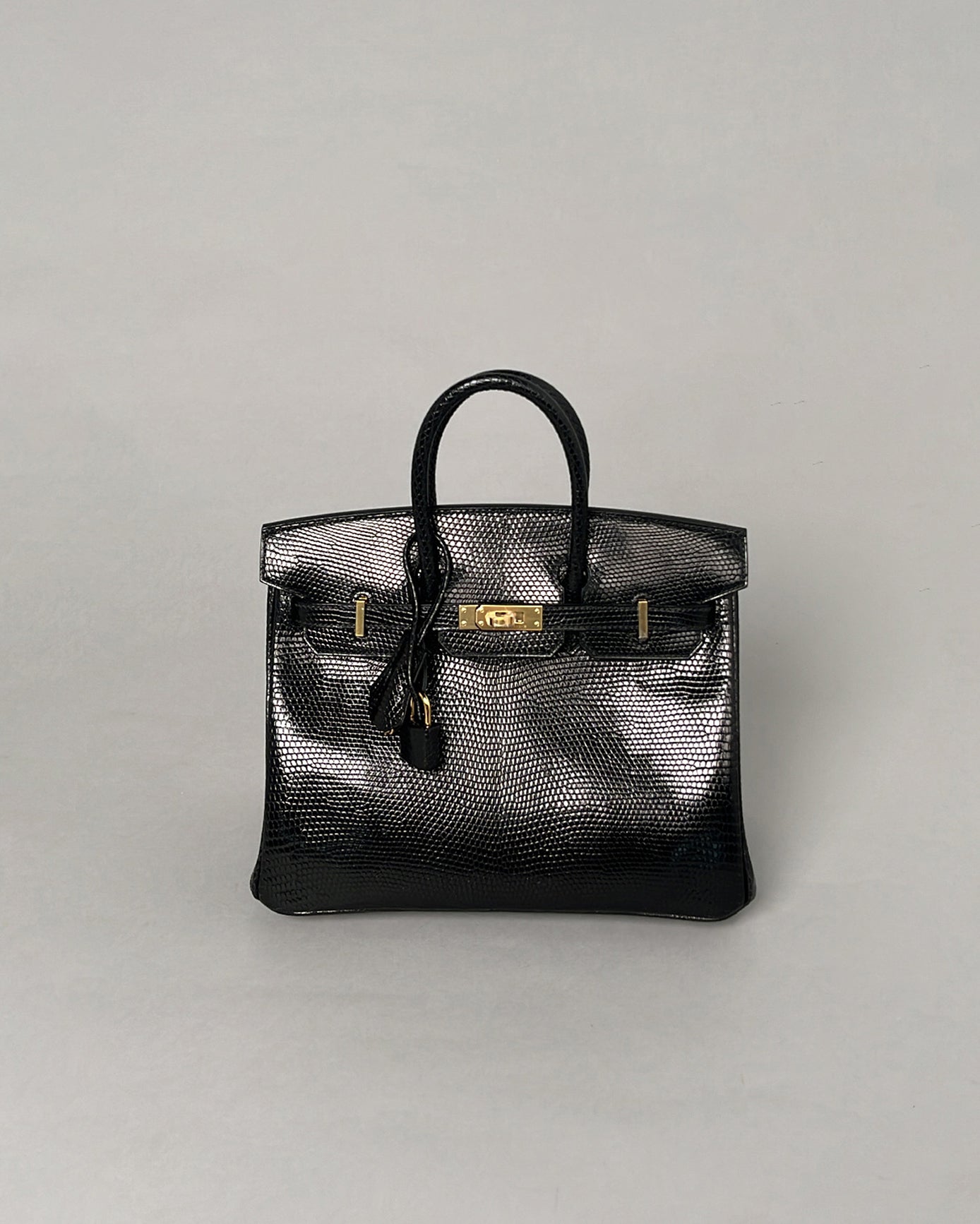 Birkin 25 Black Lizard