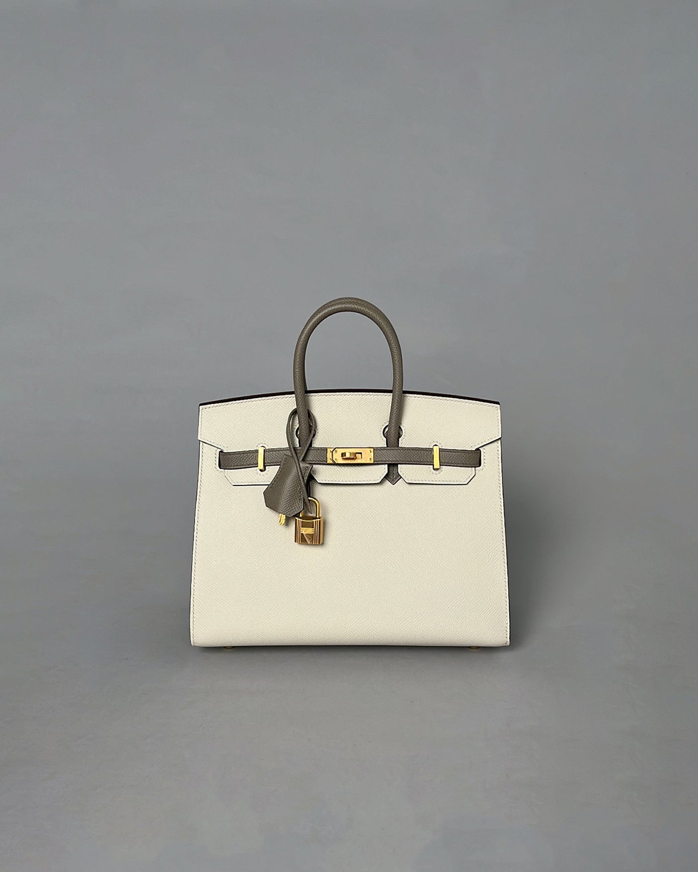 Birkin 25 HSS Craie/Gris Asphalt