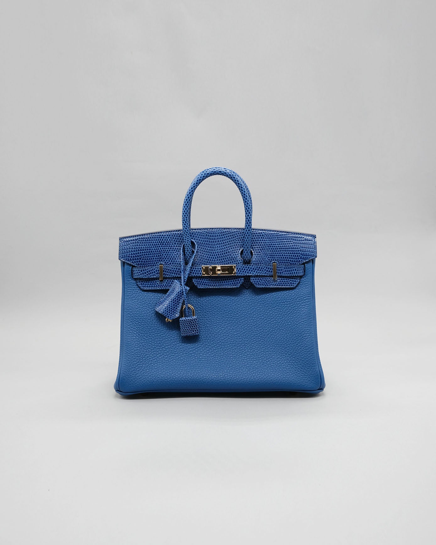 Birkin 25 Touch Blue de France