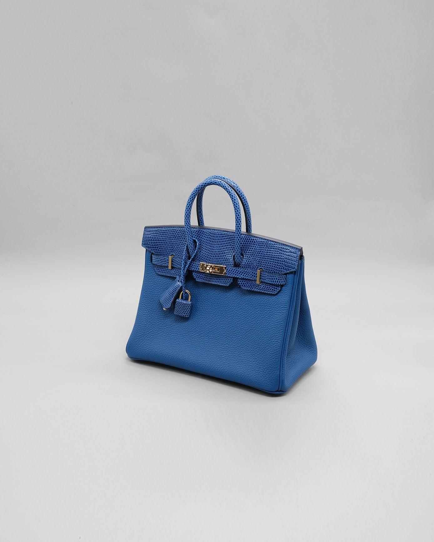 Birkin 25 Touch Blue de France