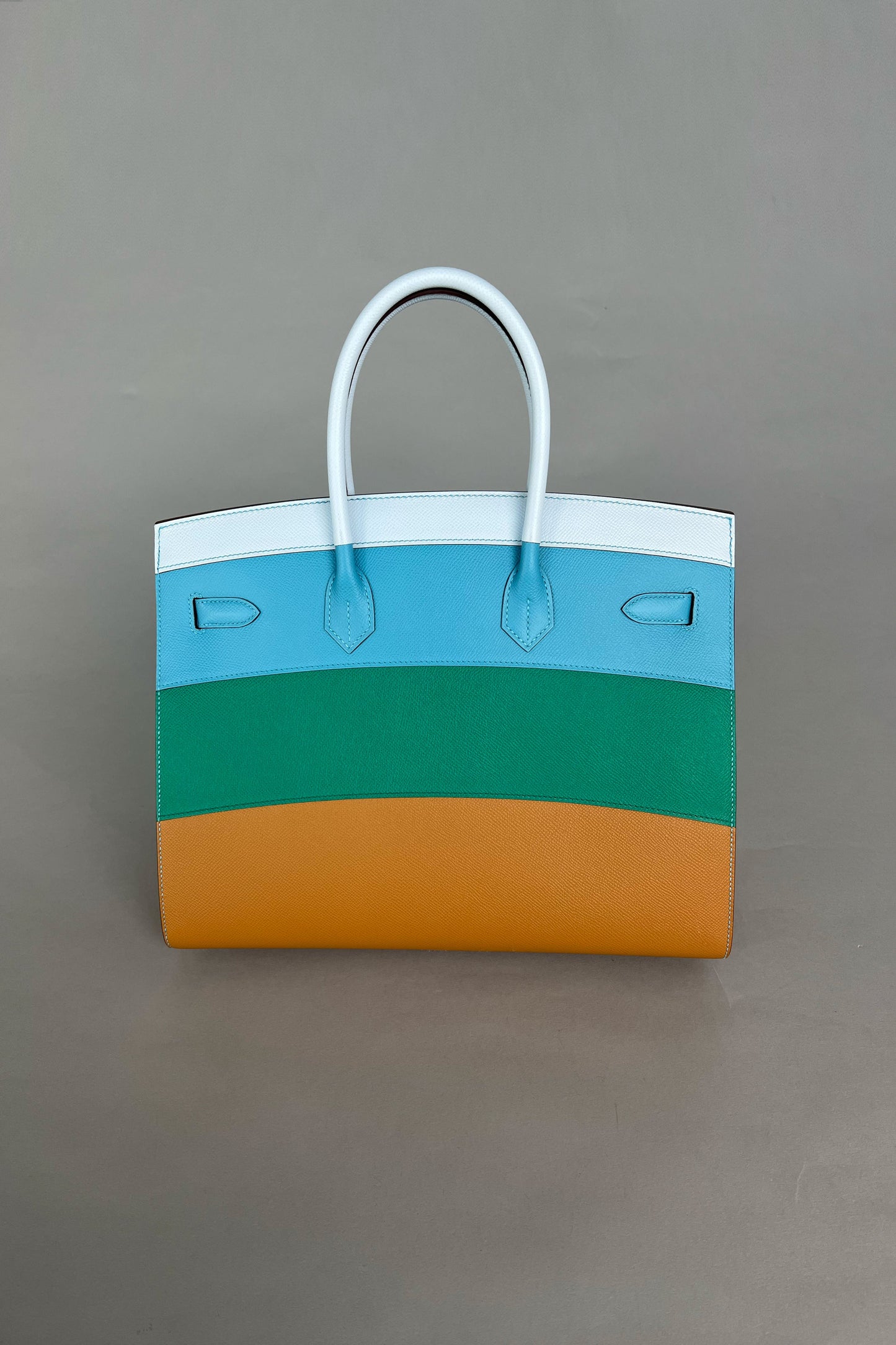 Birkin 35 Rainbow Blue