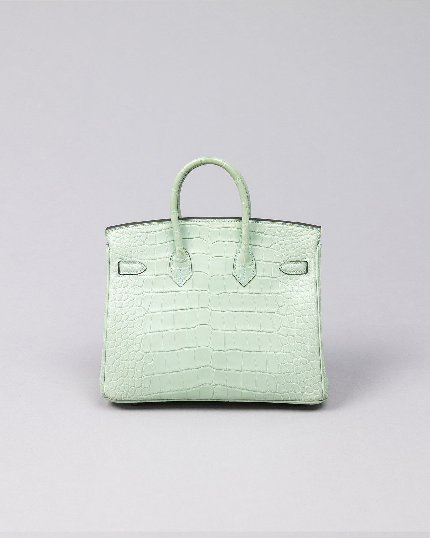 Birkin 25 Vert d'eau Alligator