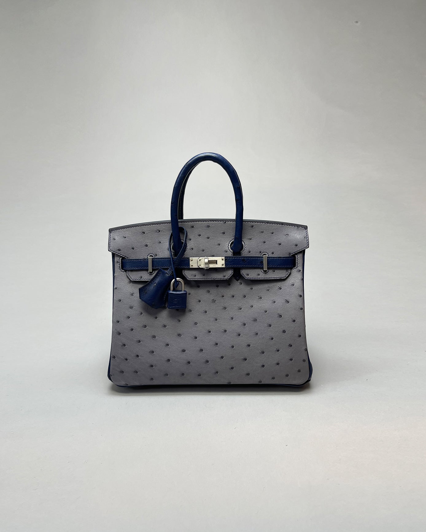 Birkin 25 Gris Agate / Blue Indigo – HPF- A paradise for collectors