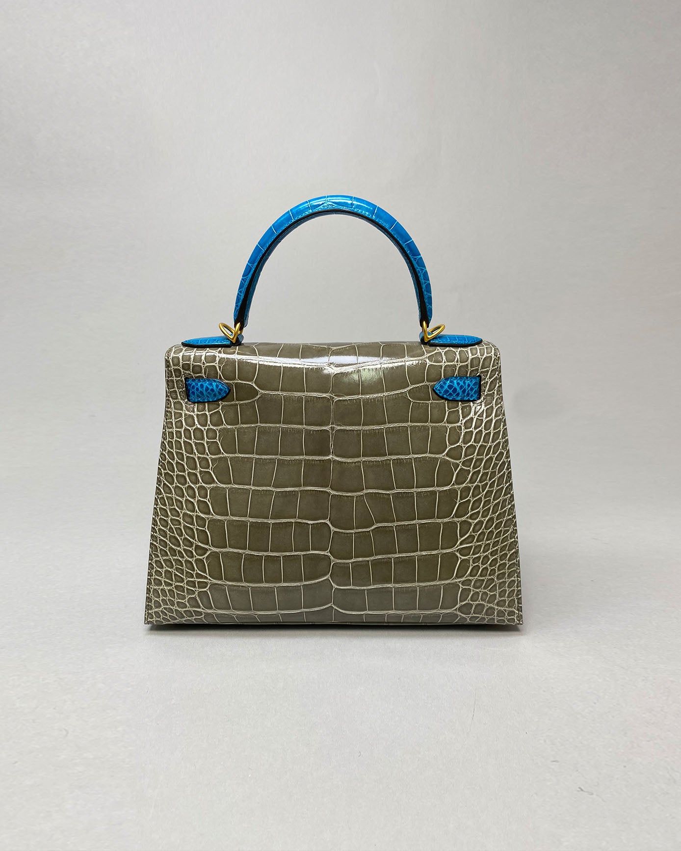 Kelly 28 Gris Tourtelle/ Blue Izmir