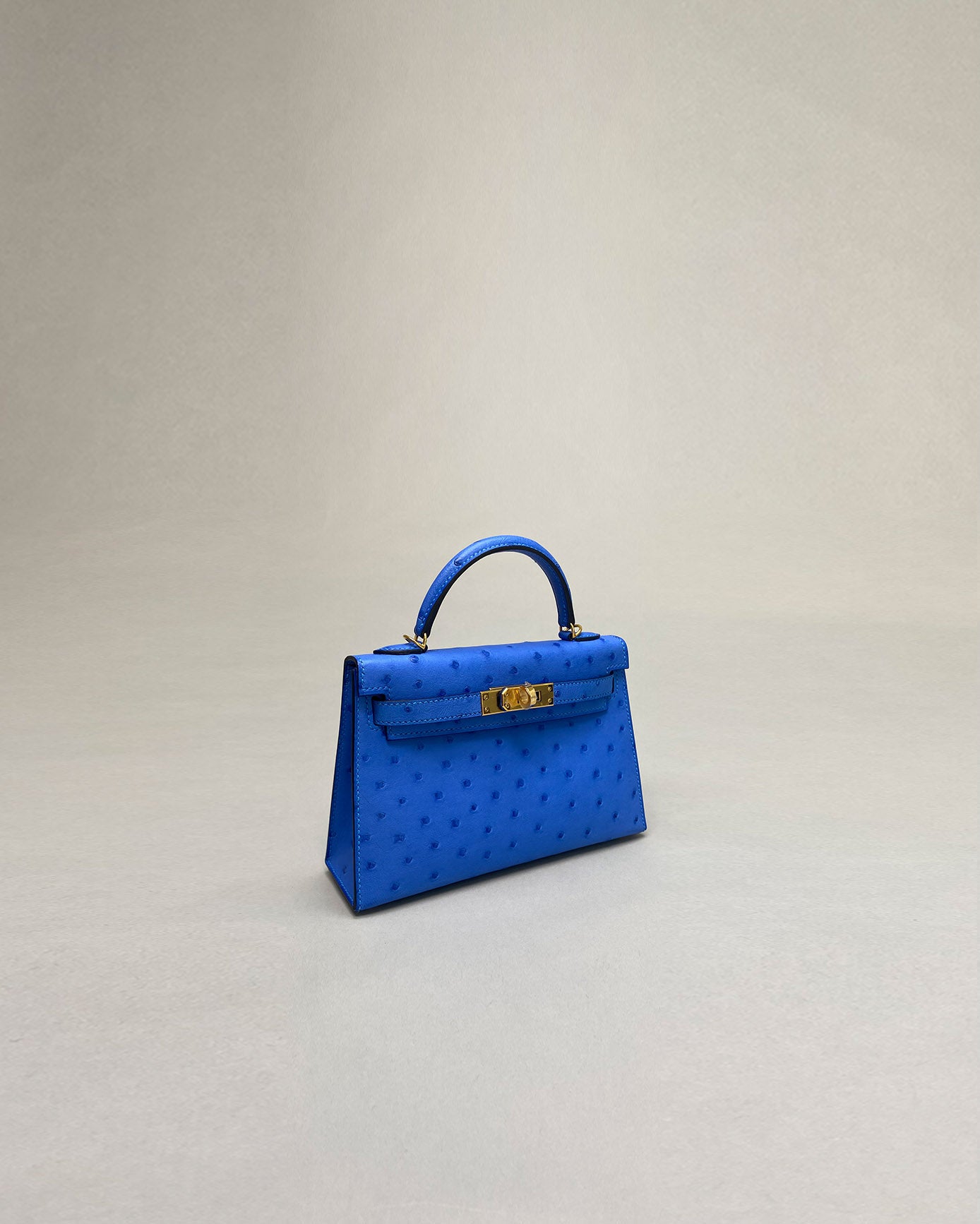 Kelly 20 Blue Hydra Ostrich