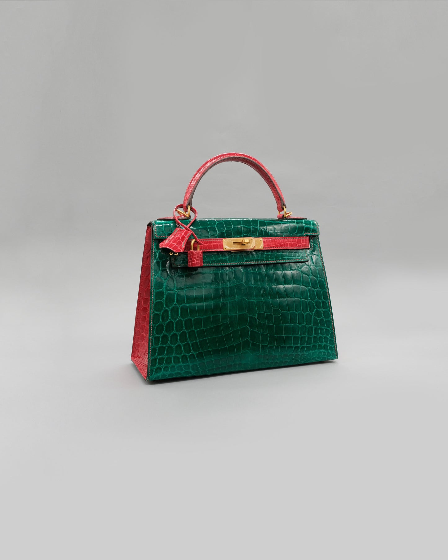 Kelly 28 Emerald / Rouge braise