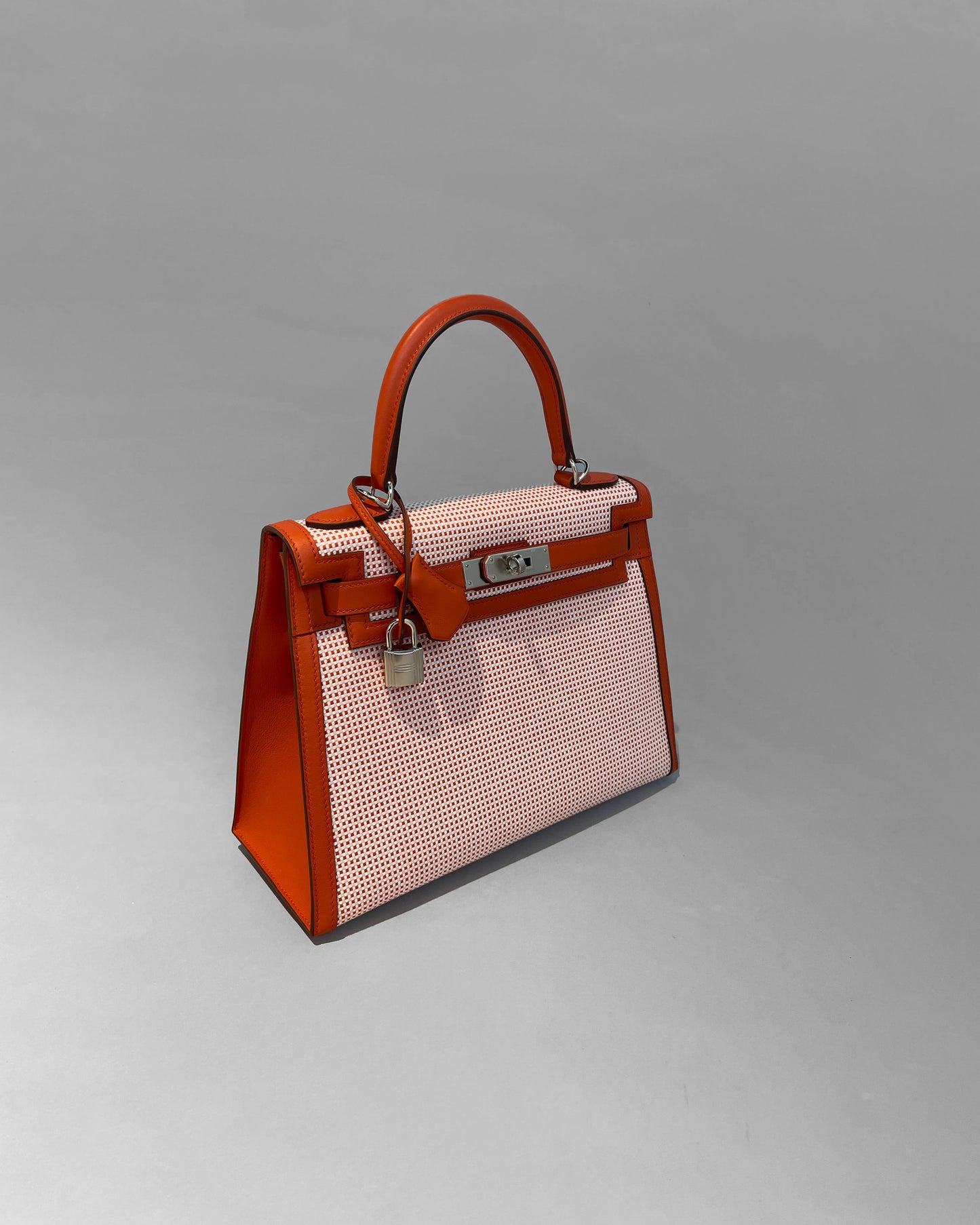 Kelly 28 Toile Quadrille/ VEAU SWIFT