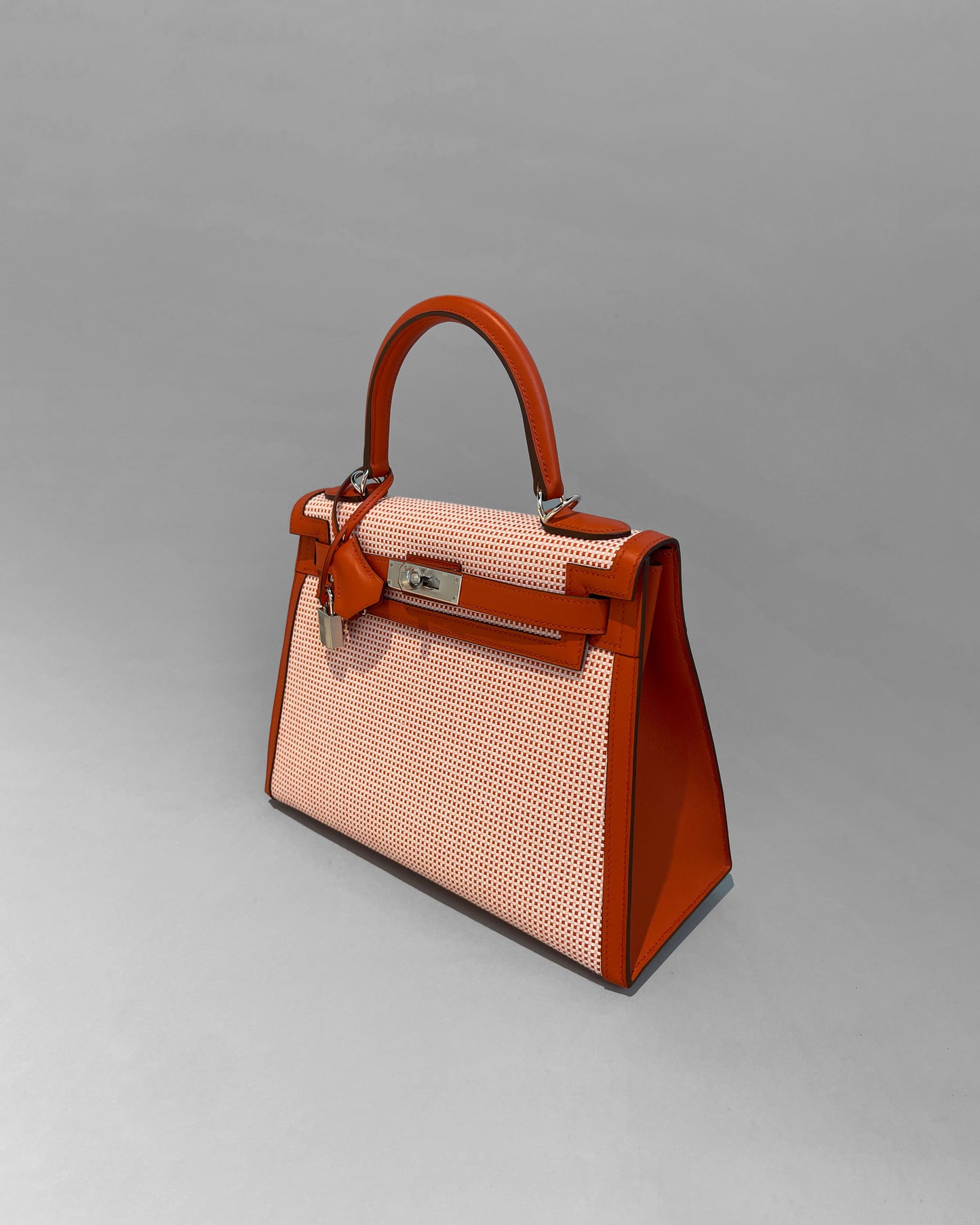 Kelly 28 Toile Quadrille/ VEAU SWIFT