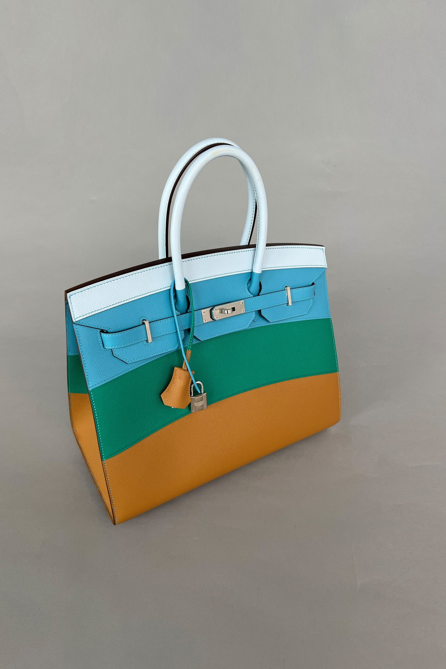 Birkin 35 Rainbow Blue