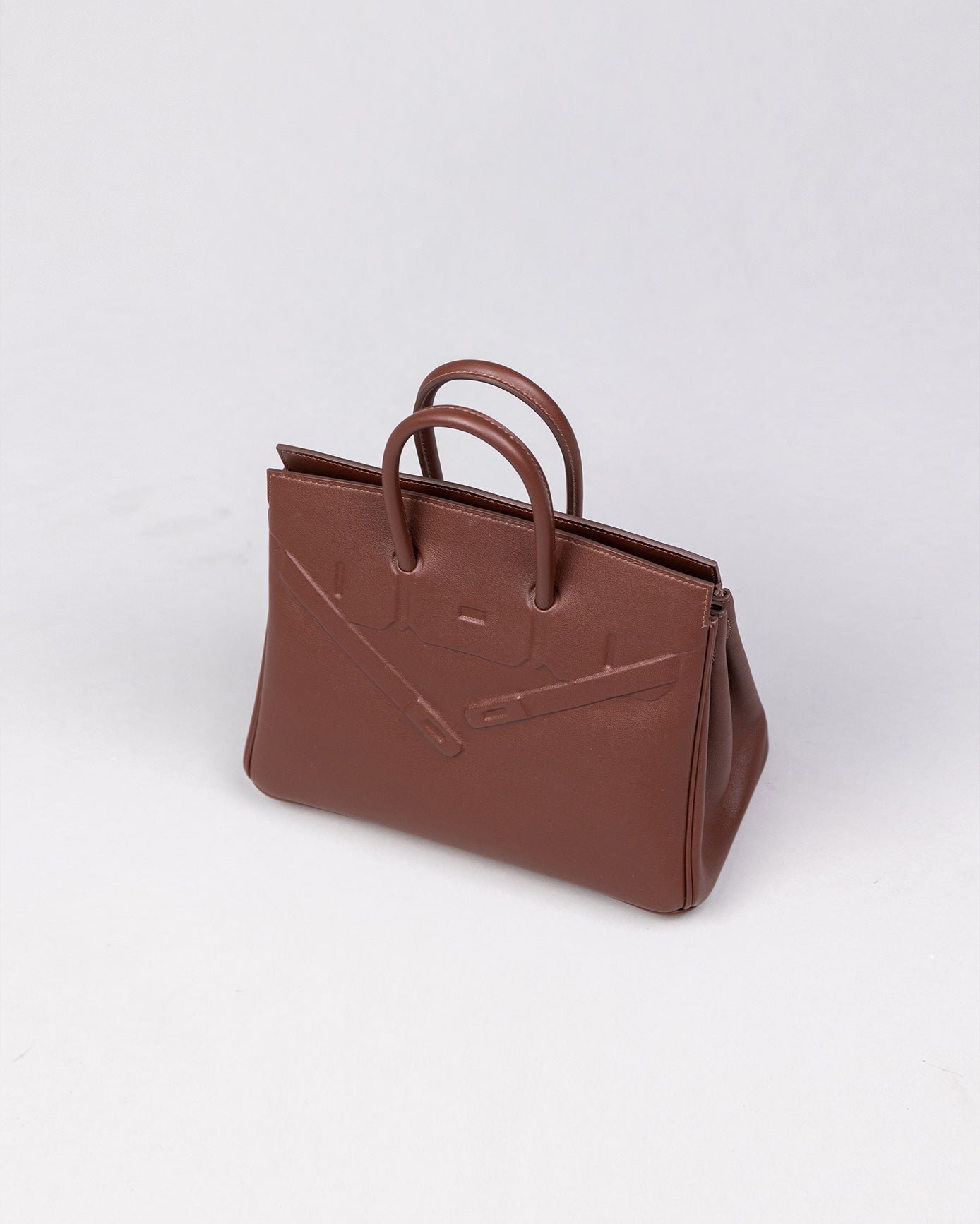 Birkin 25 Shadow Rouge Sellier