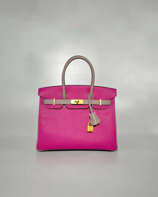 Birkin 30 HSS Rose/Gris