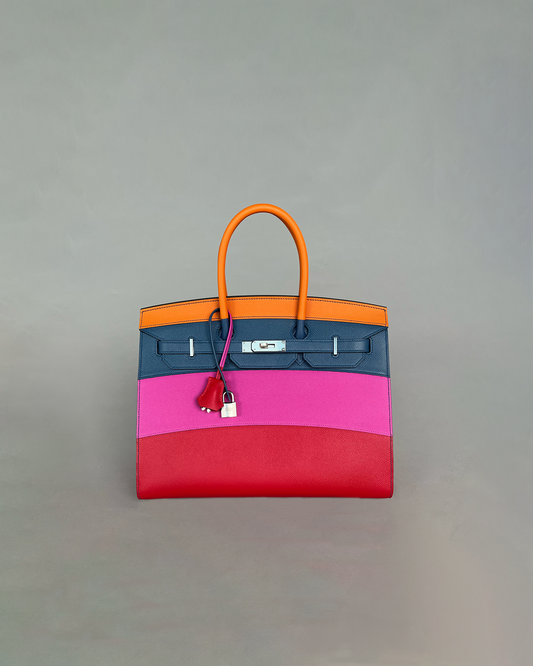 Birkin 35 Rainbow Rouge