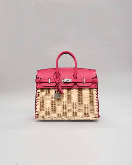 Birkin 25 Picnic Framboise