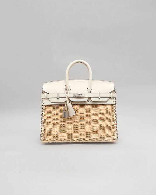 Birkin 25 Picnic Craie