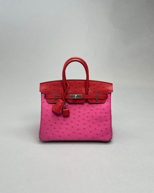 Birkin 25 Touch Fuchsia/Rouge vif