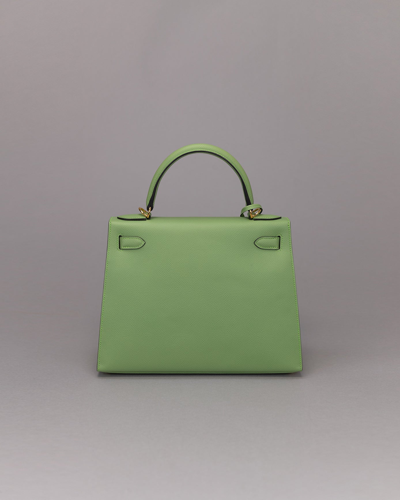 HERMES Evercolor Kelly Retourne 28 Vert Criquet 930969