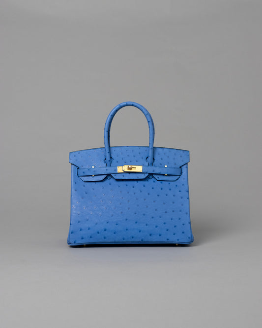 Birkin 30 Blue Mykonos